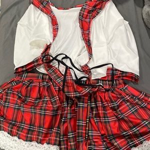 Shein lingerie-school girl outfit